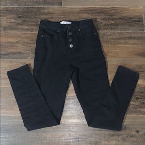 Black jeggings from Walmart